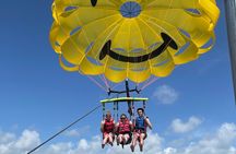 Bay & Ocean Parasailing over the Gulf of Mexico South Padre Isl.