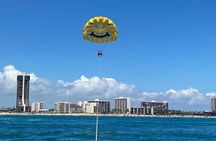 Bay & Ocean Parasailing over the Gulf of Mexico South Padre Isl.