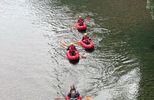 Summer kayaking in the lima stream
