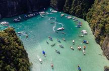Early Bird Phi Phi 4 Islands by Speedboat 2 Trips in 1 Day