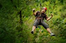 Cozumel: Zip Line Adventure, Buffet & Open Bar at KUZÁ Beach Park