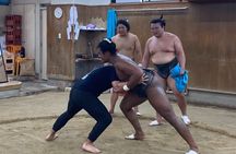 Tokyo Sumo Morning Practice with Guide – Ringside Live Training