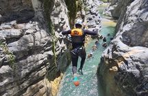 Canyoning in Matacanes : Rappelling, Jumping and Natural Slides