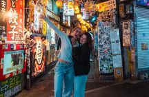 Shinjuku Bar and Izakaya Hopping with Drinks and Dinner