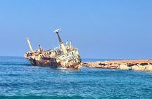 Full-Day Tour Shipwrecks Blue Lagoon and Sterna Winery 