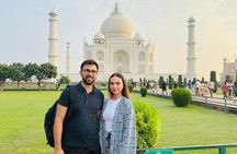 Same-Day Private Exotic Taj Mahal Sunset Experience from Delhi