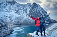 Western Lofoten: Winter Hike / Snowshoe Hiking Adventure