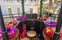 Floating Tiki Pub Sunset Cruise at Crab Island