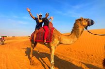 Dubai Desert Safari with Quad Bike, Camel Ride & BBQ Dinner Feast