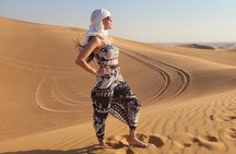 Dubai Desert Safari with Quad Bike, Camel Ride & BBQ Dinner Feast