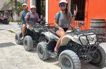 Atv Adventour : Cenote Jade Cavern, Transportation & Tequila