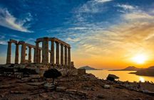 Cape Sounion and Temple of Poseidon Sunset Tour English Spanish