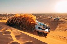 Shared Tour Qatar Desert Adventure with Sandboarding Camel Ride
