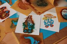 Design a Furoshiki Using Japanese Katazome Stencil Technique