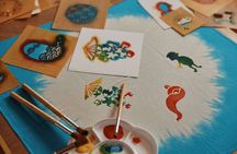 Design a Furoshiki Using Japanese Katazome Stencil Technique