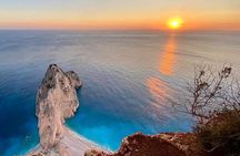 Romantic Sunset in Zakynthos Keri Lake & Myzithres Viewpoint