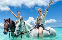 Zanzibar Horseback Riding in the Sea Beach with Guide