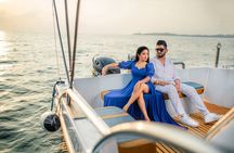 Mirissa : Luxury Speed Boat Evening Sunset Tour with Hotel Pickup