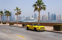 Dubai Cabrio Tour Adventure and Photoshoot in Convertible Mustang