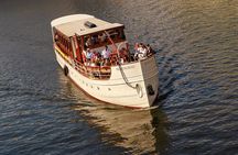 Sightseeing boat tour on a historic ship in Berlin