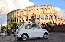 Photos in Fiat500 : Colosseum, Appia Antica and visit to the Catacombs