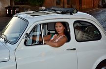 Fiat500 Day&Sunset Photoshoot, with a Roman, pickup included
