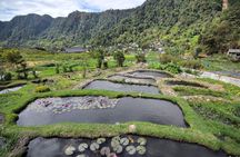 Hiking Mount Sibayak with Sipiso Piso Waterfall from Berastagi