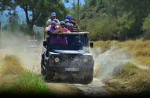 Jeep Buggy Rafting and Zipline Adventure in Alanya