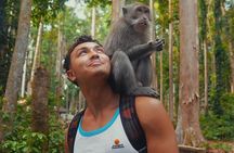 Ubud: White Water Rafting with visit Ubud Monkey Forest 