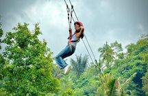 Bali Ubud Zipline, Monkey Forest and Waterfall Adventure