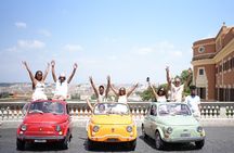 Rome Pro Photoshoot service include free transport FIAT 500