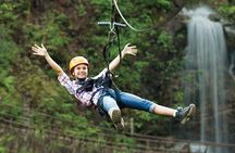 7 Line Waterfall Canopy Zipline Course