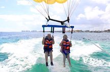 Parasailingcancun and Jet Ski tour over Cancun Bay 