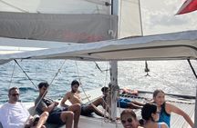 New! Small group catamaran snorkel & sail in Carlisle bay (max 6)