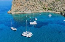 Chania Old Port All-inclusive Catamaran Cruise to Agioi Theodori