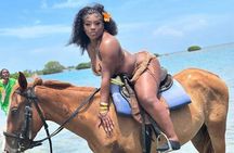 Montego bay horseback ride and swimming Adventure