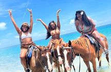 Montego bay horseback ride and swimming Adventure