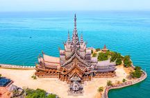 Bangkok: Pattaya Truth Sanctuary & Coral Island Private Tour
