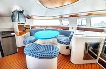 Catamaran Tour to Isla Mujeres Snorkeling with Buffet and Open Bar