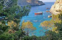 Faliraki : Boat Trip to Antony Quinn, Ladiko, Afandou Caves
