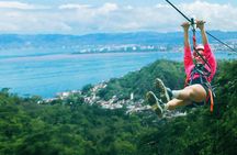 Adventure & relaxation: 11 zip lines, pool, bar, waterfall