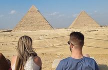VIP Half Day Tour Giza Pyramids with Lunch at 9 Pyramids Lounge