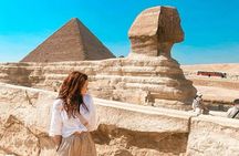 VIP Half Day Tour Giza Pyramids with Lunch at 9 Pyramids Lounge