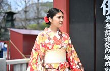 Beautiful Kimono photoshoot in Tokyo and includes kimono rental