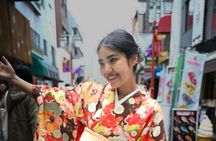 Beautiful Kimono photoshoot in Tokyo and includes kimono rental