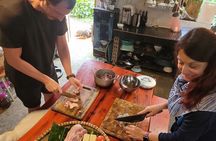 Tra Nhieu Eco Cooking Class Tour with Basket Boat & Market Visit