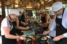 Tra Nhieu Eco Cooking Class Tour with Basket Boat & Market Visit
