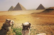 ATV Quad Bike Or Camel Ride At Giza Pyramids Sahara Desert Sunset