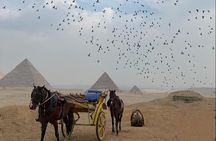 ATV Quad Bike Or Camel Ride At Giza Pyramids Sahara Desert Sunset