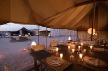 Private Agafay Desert Sunset with Dinner & Fireshow by 4x4